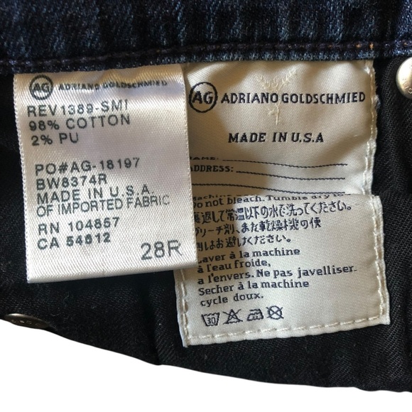 Ag Adriano Goldschmied The Legging Ankle Super Skinny Ankle Jeans Size 28 Hemmed - Picture 14 of 14